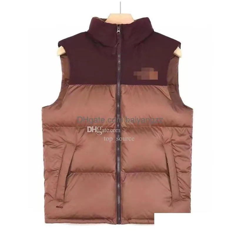 high quality 1996us designer topthe north jacket mens women vest down sleeveless puffer jacket autumn winter camouflage face puffer montage jacket vest jacket