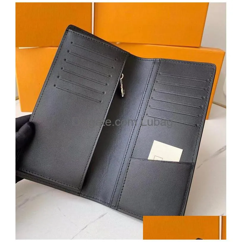 hiqh quality black embossing wallets purses mens wallet short credit business card id holders man women packet bag small purse with
