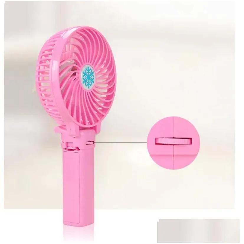 rechargeable usb mini portable foldable electric desk hand held pocket fan makes you have cool summer 