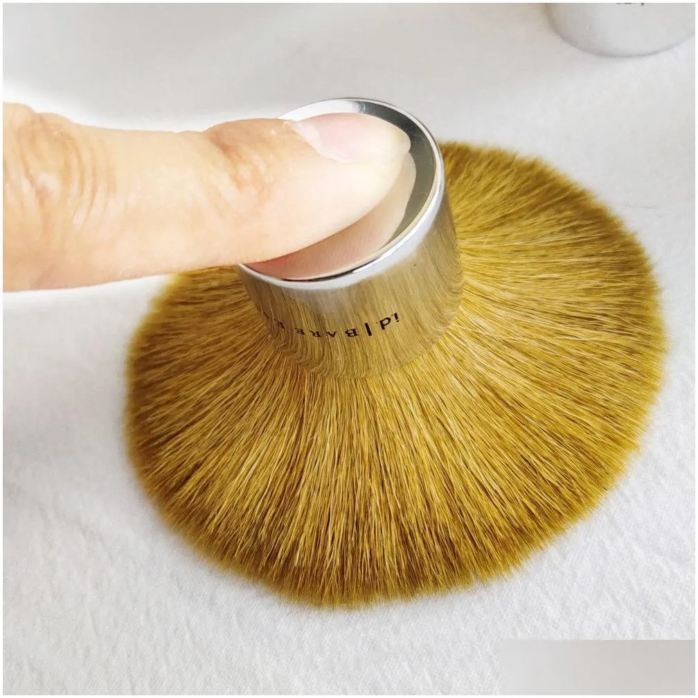 id escentuals full coverage kabuki brush - goat bristles powder blush contour cosmetic brush beauty tool