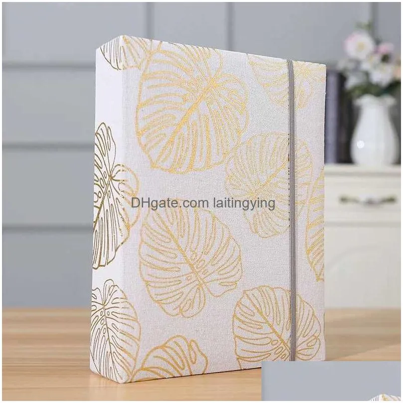 albums books 200pcs 6-inch fabric p o album creative large capacity interleaf type family album children growth memorial