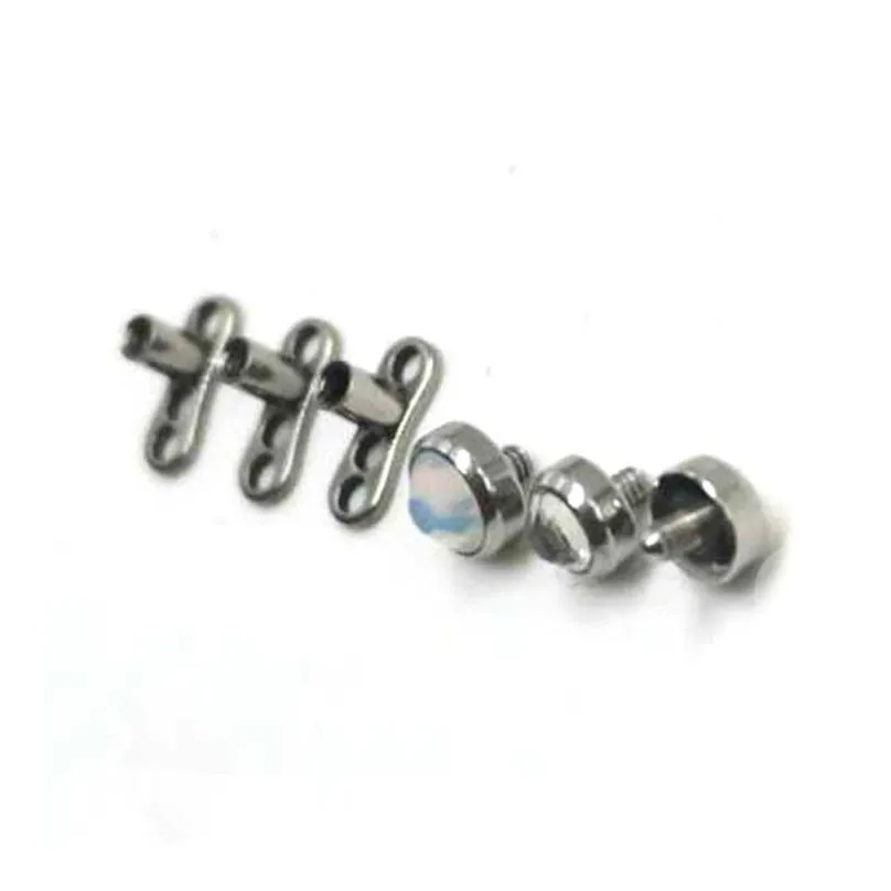 plugs jewelryplugs tunnels 316l stainless steel skin diver piercing micro dermal jewelry body drop delivery xs0bx