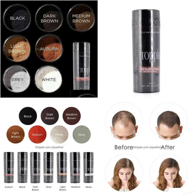 useful 27.5g hair thickening powder hair loss concealer w7864