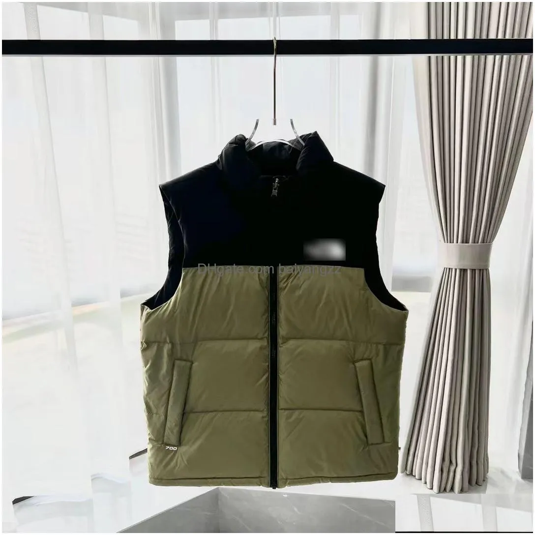 high quality 1996us designer topthe north jacket mens women vest down sleeveless puffer jacket autumn winter camouflage face puffer montage jacket vest jacket