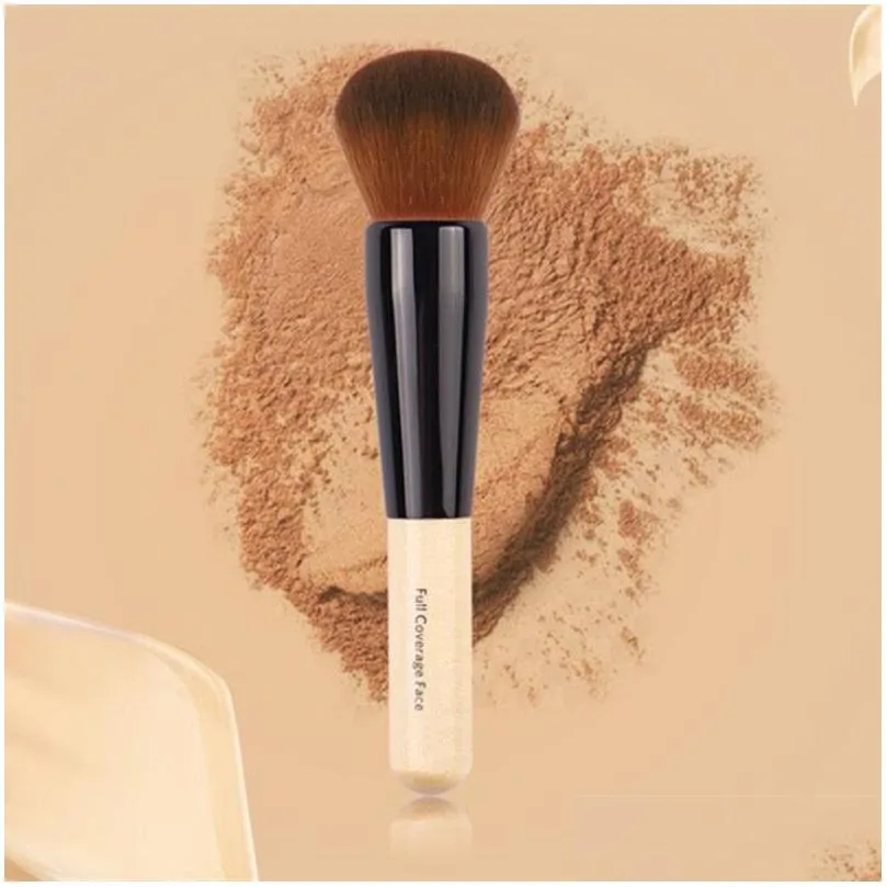 epack full coverage face brush - soft synthetic cream liquid foundation brush - beauty makeup blending tool