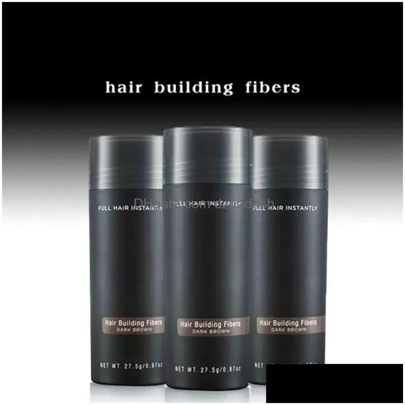 50%off hair-building fibers pik 27.5g hair fiber thinning concealer instant keratin hair-powder black spray applicator