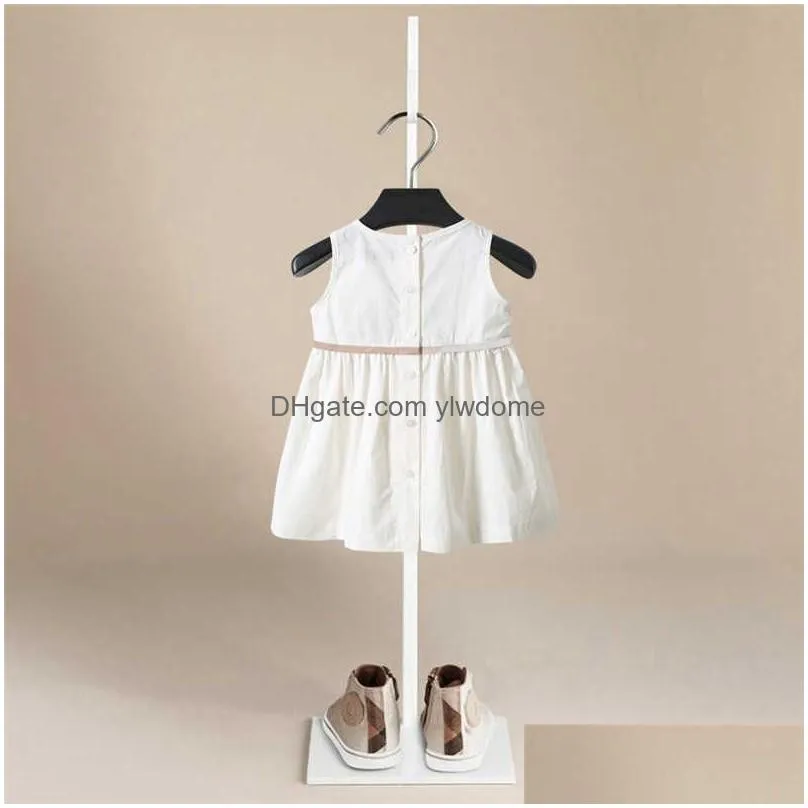 Girl`S Dresses New High Quality Summer Sleeveless Dress Girls Cosplay Party Dresses Princess Tutu Children Baby Kids Vestidos Drop Del Dhaoe