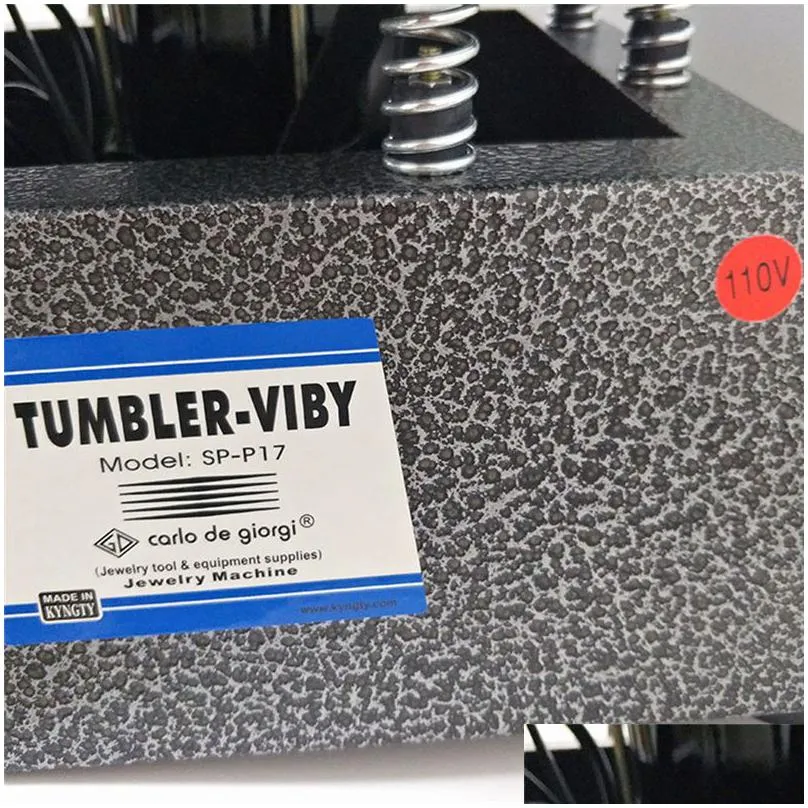 brand super large vibratory tumbler wet dry polisher polishing machine 17