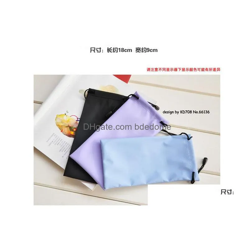 Special Glasses Bag Slight Waterproof Glass Cloth To Receive Sunglasses Mticolor Bags Drop Delivery Dha1W