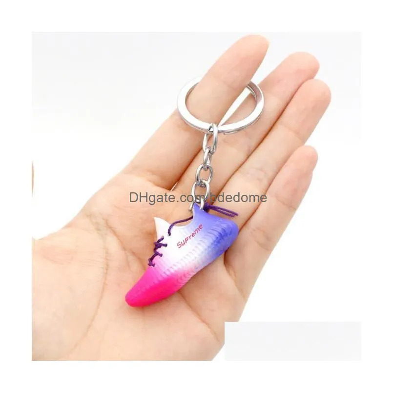 20 Styles Designer Coconut Sneaker Keychain Basketball 3D Shoes Keychains Model Personality Creative Gift Trend Toy Ornaments Pendant Dhfnj