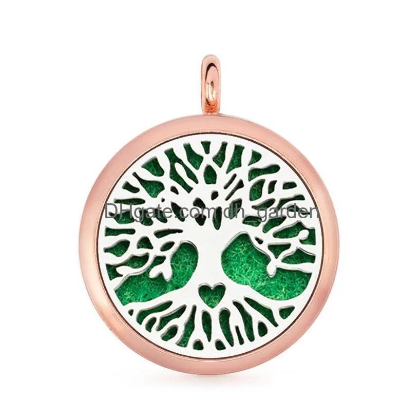 Lockets D1 Per Aromatherapy Essential Oil Diffuser Locket 30Mm Floating Pendant Felt Pad Randomly Ly As Drop Delivery Jewelr Dhgarden Dh7Zq