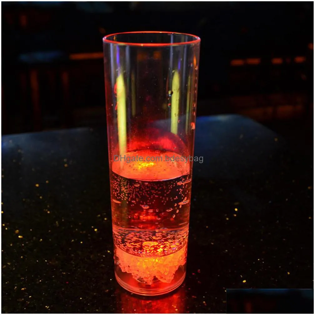 400ml led wine cup bar colorful luminous plastic juice drink cup cool ktv party water beer flash cups