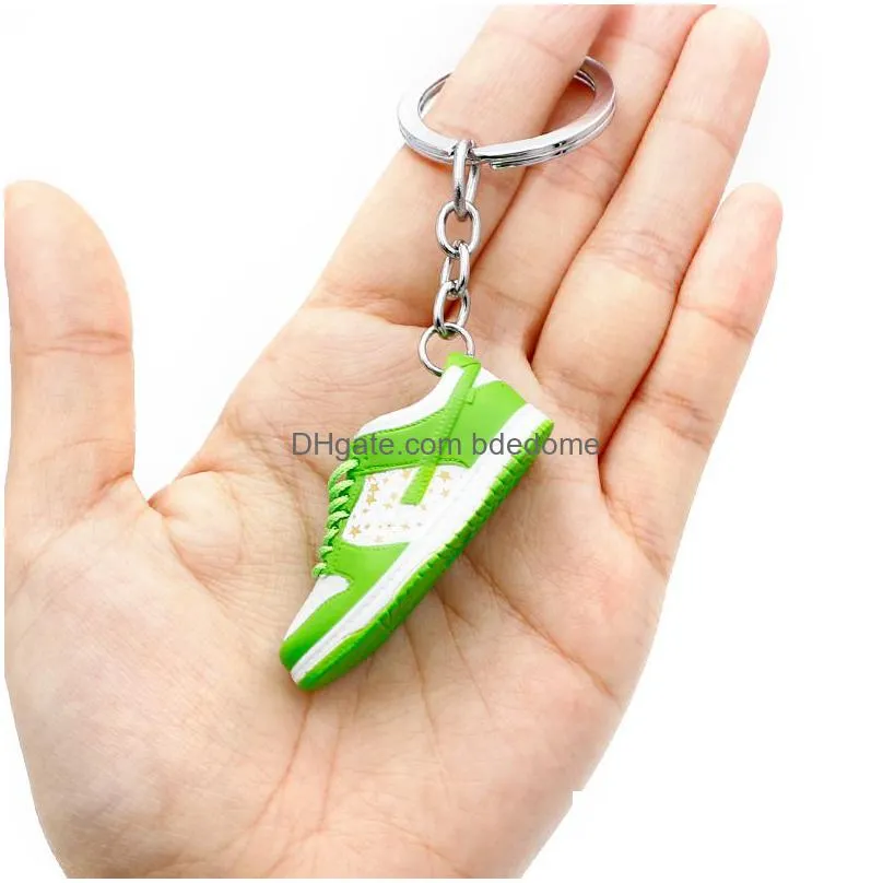 47 Option Designer Sneaker Keychains Trendy Pvc Sport Shoes Key Chain Cute Mini Keychain Bag Pendant Accessories Drop Delivery Dhcjj