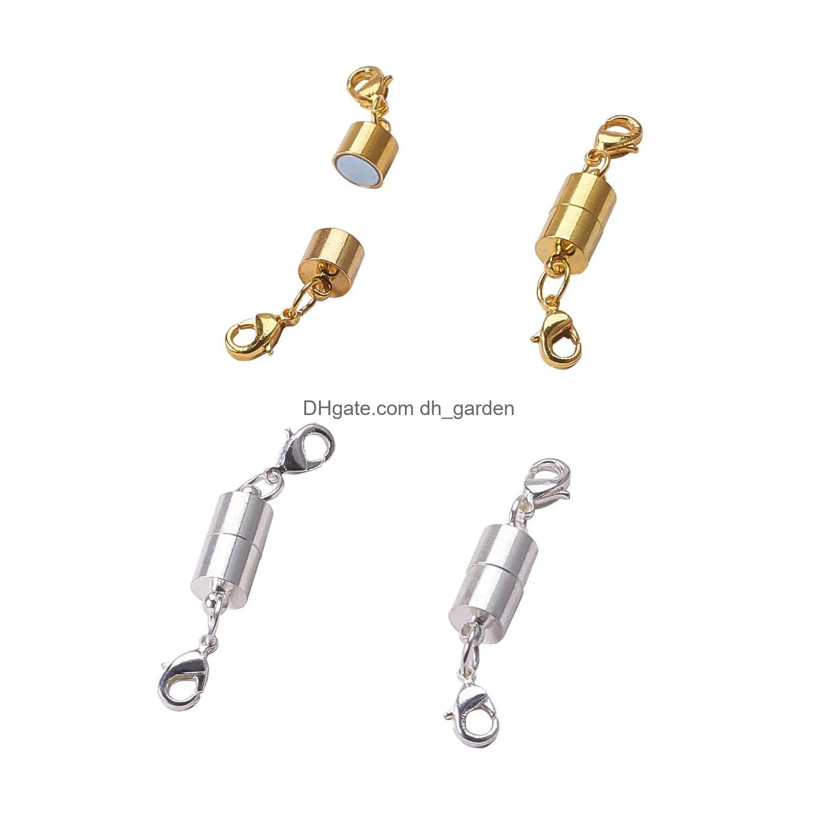 Other 10Pcs Metal Brass Magnetic Clasps With Lobster Claw Bracelets Necklaces Connectors For Diy Jewelry Making Findings Dro Dhgarden Dhtfc