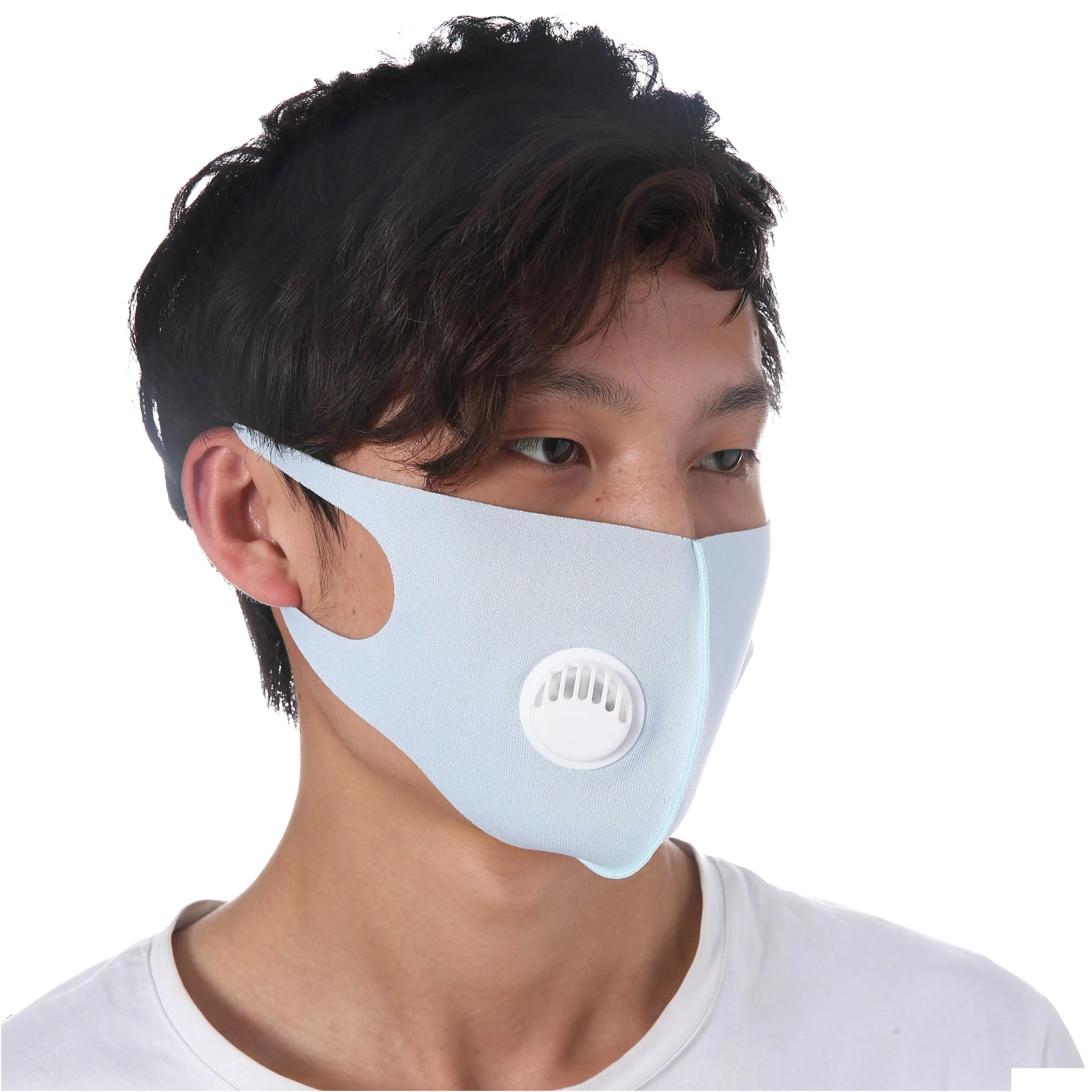 Designer Masks Adt Dustproof Face Mask Breathing Vae Reusable Anti-Dust Haze Pm2.5 Ice Silk Cotton Masks Zza2072 Drop Delivery Home Ga Dhwzq