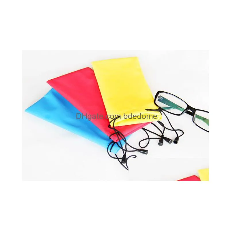 Special Glasses Bag Slight Waterproof Glass Cloth To Receive Sunglasses Mticolor Bags Drop Delivery Dha1W