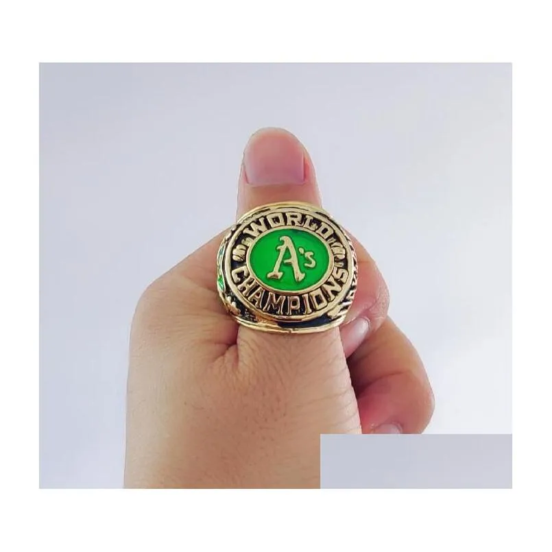 1972 athletics world baseball champions team championship ring fan men christmas promotion gift 2020 can mix style