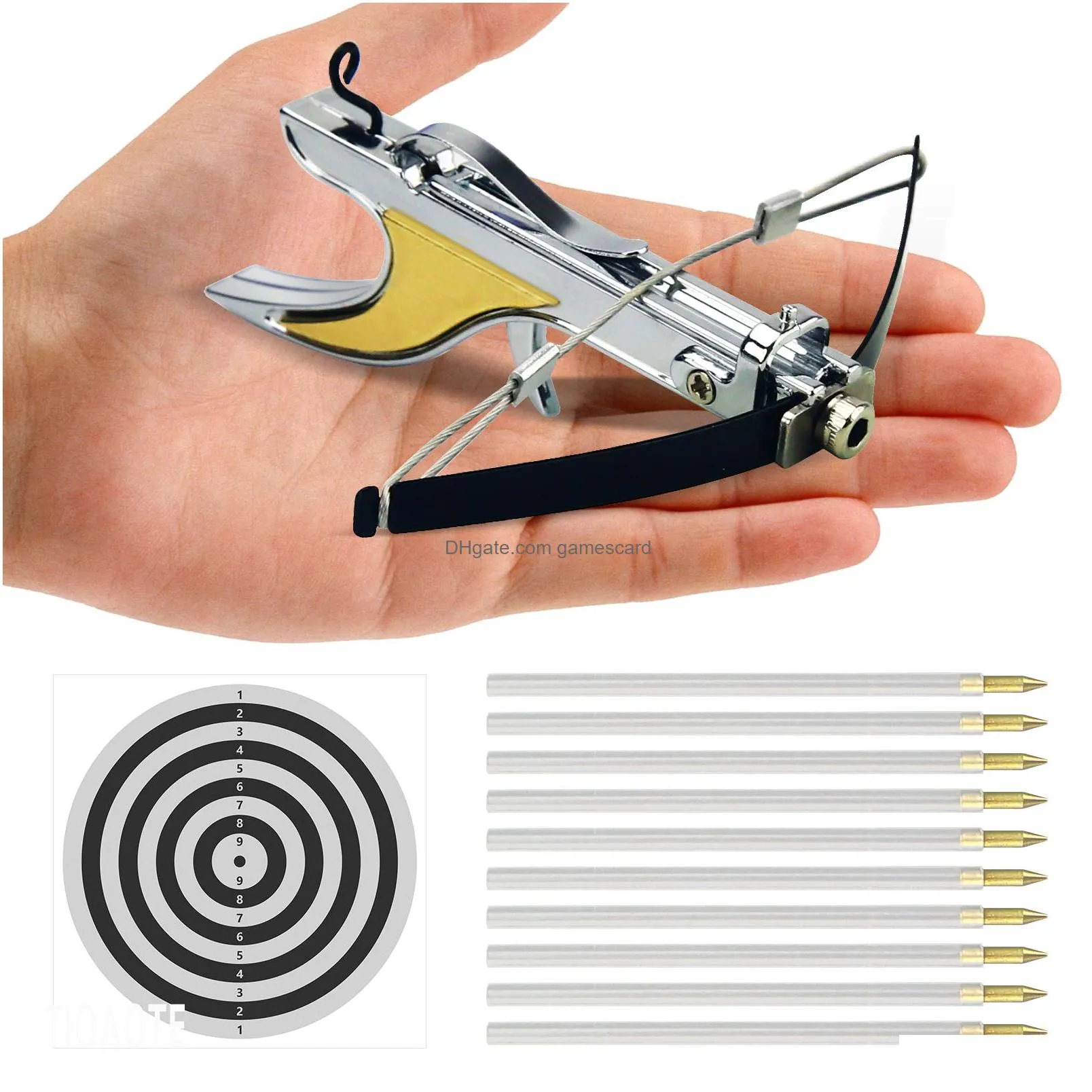 Miniature Pocket Crossbow Art Craft Collectible Model For Outdoor Hunting Enthusiasts From Gamescard 18.19 DHgate.Com