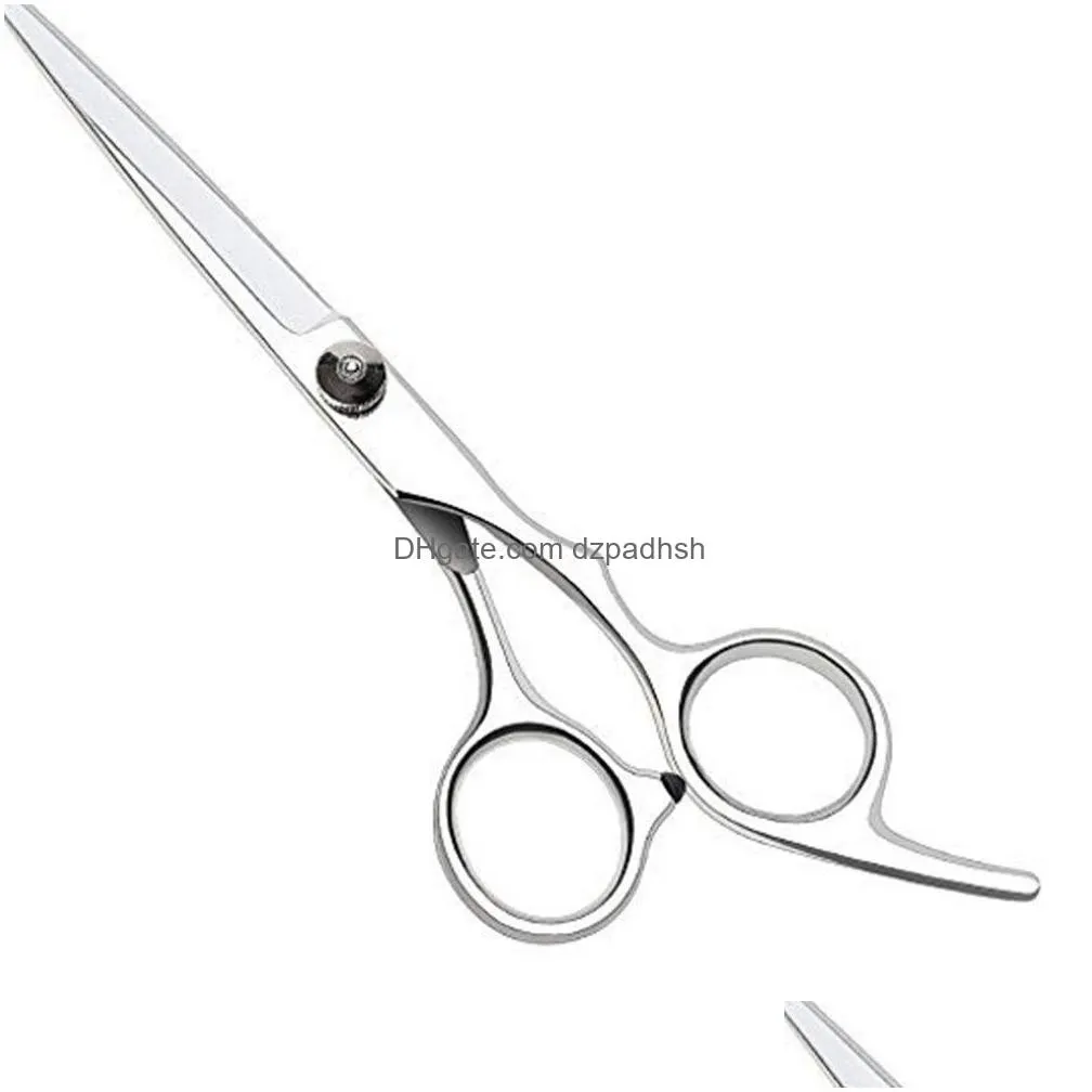 Professional Hair Cutting Scissors Stainless Steel Edge Hairdresser Shears For Stylish Haircut Perfect Barber Salon And Home Use Dro Dhyld