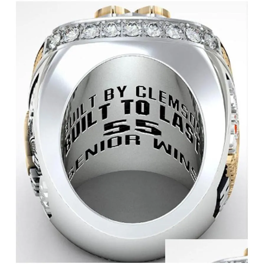 2018 2019 clemson tigers final ncaa national championship ring fan men gift wholesale drop shipping