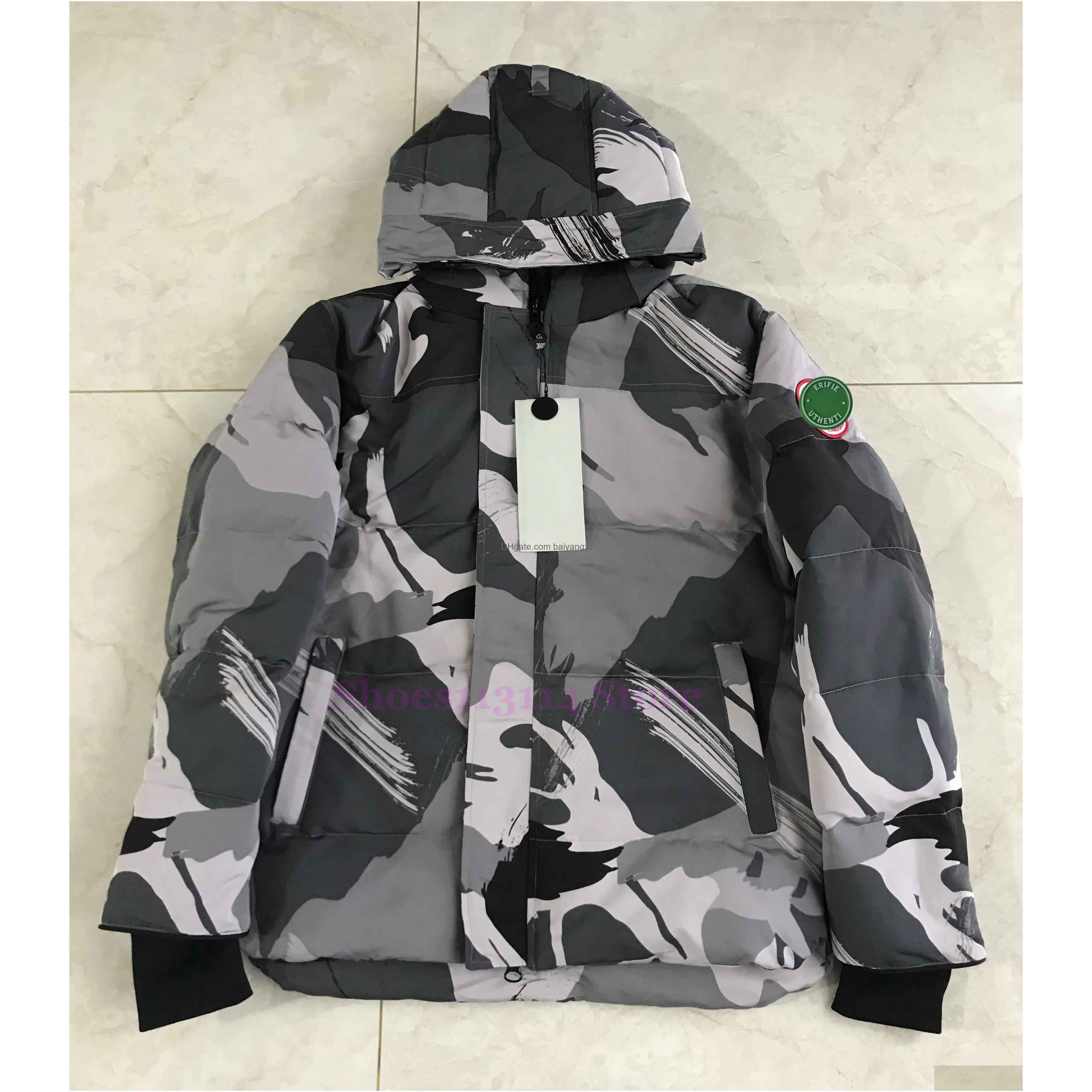 designer winter down jacket canada men women canadian fashion trend hooded parkas goose lovers thickened warmth feather warm luxury outdoor coat jackets