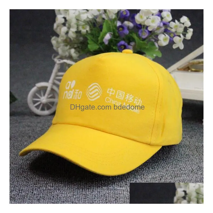 Adt Kids Golf Baseball Cap Adjustable Cotton Casual Hat Leisure Hats Custom Print Snapback Spring Summer Peaked Drop Delivery Dhy6J
