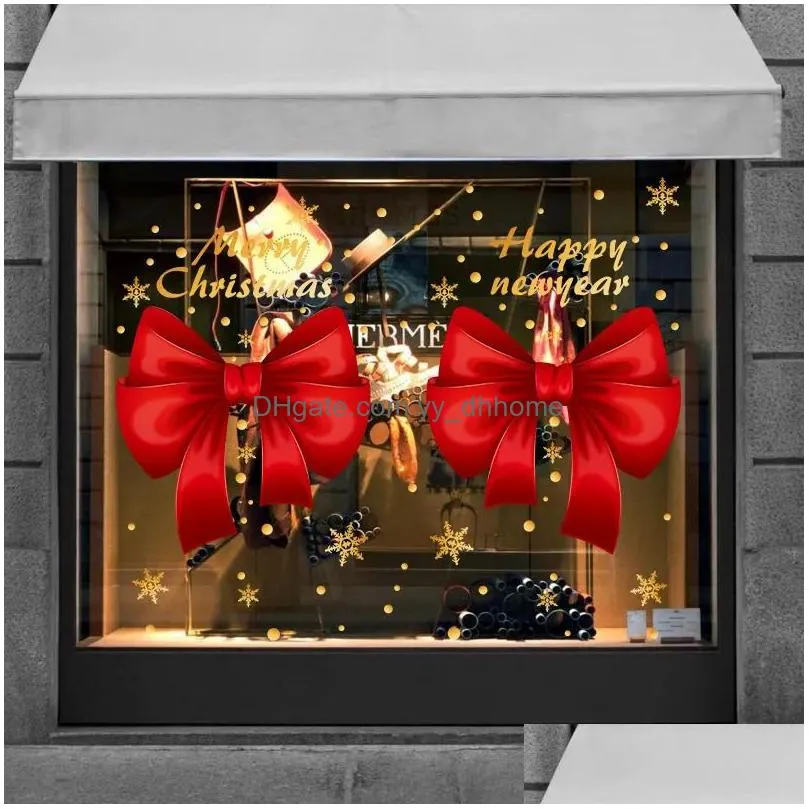 wall stickers merry christmas window stickers wall sticker xmas decals christmas decorations for home shopping mall store office window