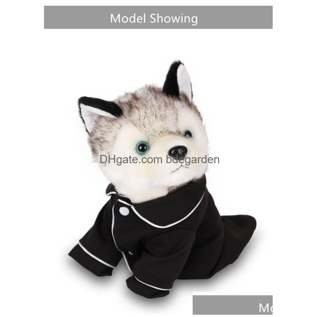 small dog apparel coat pet puppy pajamas black pink girls poodle bichon teddy clothes christmas cotton boy bulldog softfeeling shirts