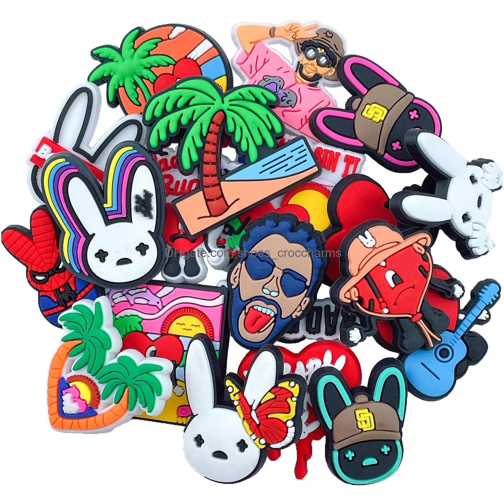 game shoe charms for clog clog sandals decoration video game shoes decoration accessories for kids boys girls party favor gifts