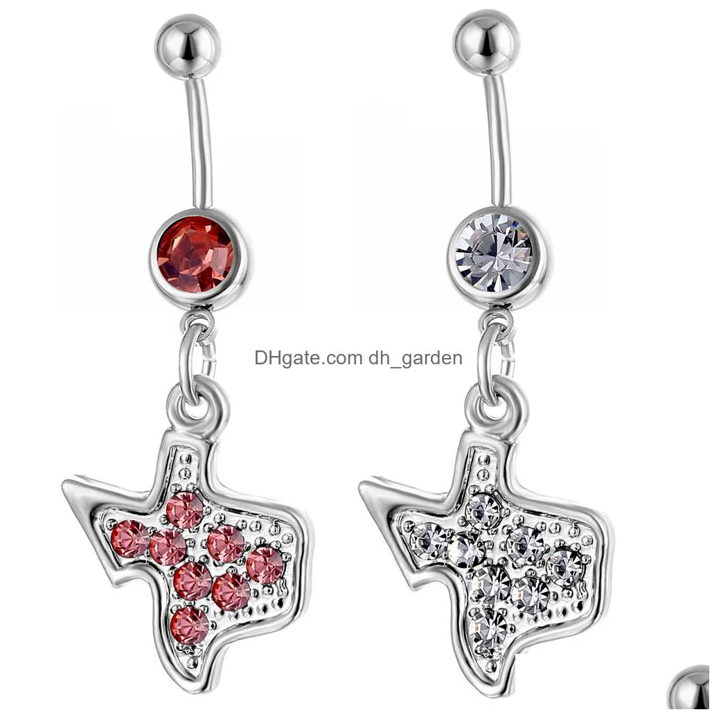 d0176 cherry body piercing jewelry belly button navel rings red color