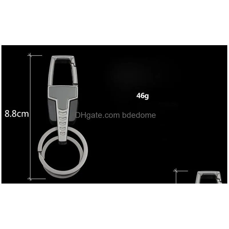 Metal Keychain Waist Hang Men Key Chain Charm Holder Ring Chaveiro Porte Holiday Gift Present Drop Delivery Dhrxj