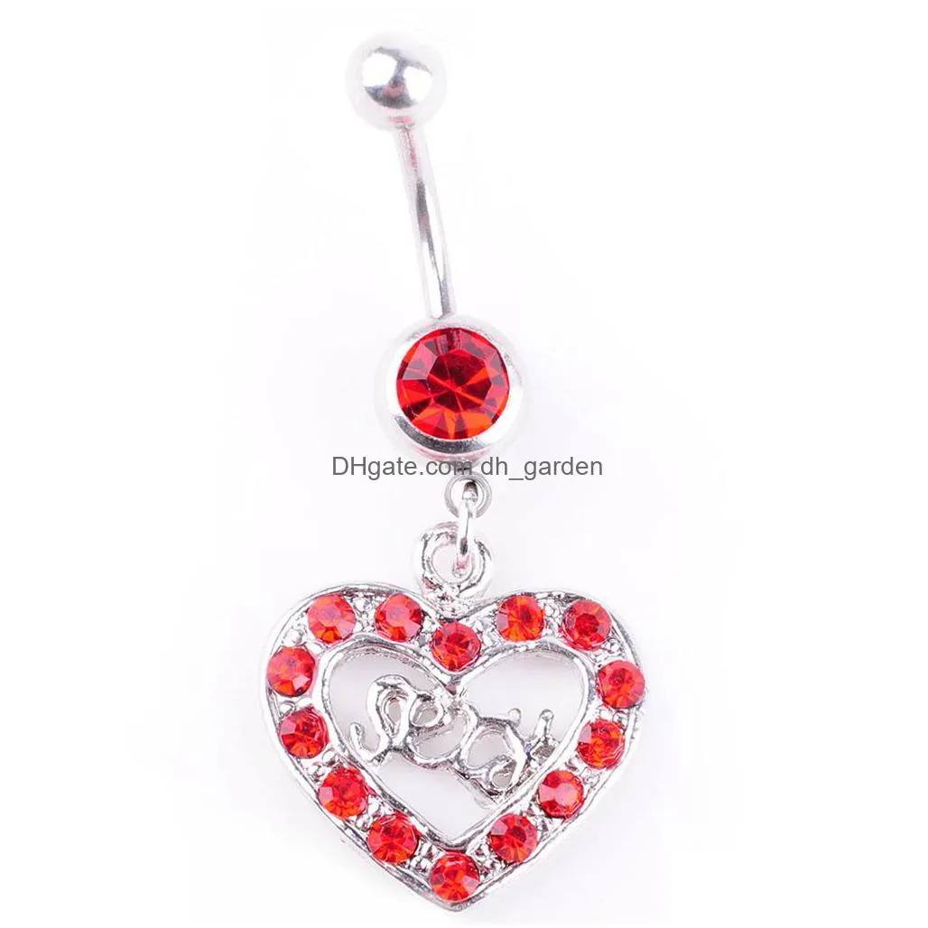 d0803 belly navel button ring pink color