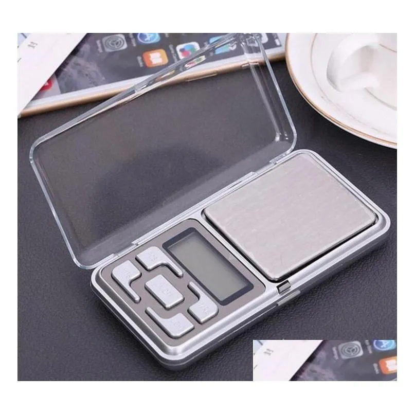 Weighing Scales Wholesale Electronic Lcd Display Scale Mini Pocket Digital 200Gx0.01G Weighing Weight Scales Nce G/Oz/Ct/Tl Drop Deliv Dhlts