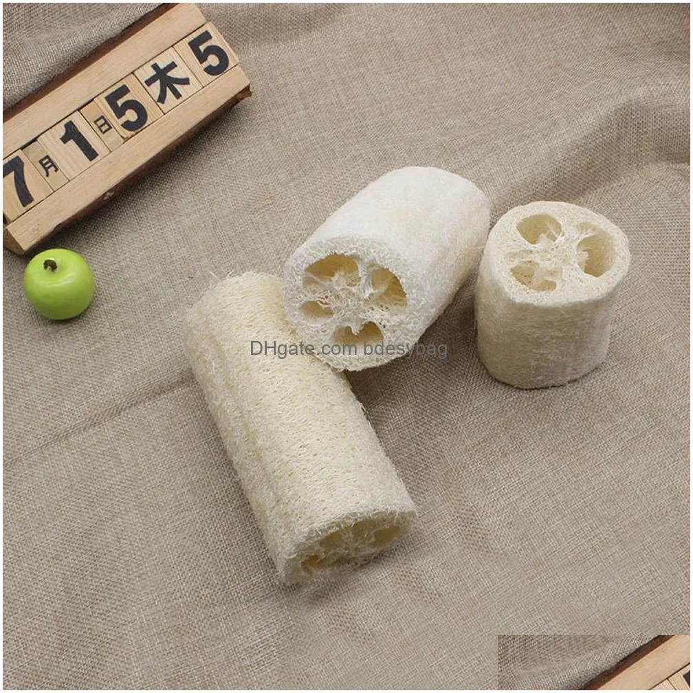 new natural loofah bath body shower sponge scrubber pad bathroom products tools household merchandises brushes