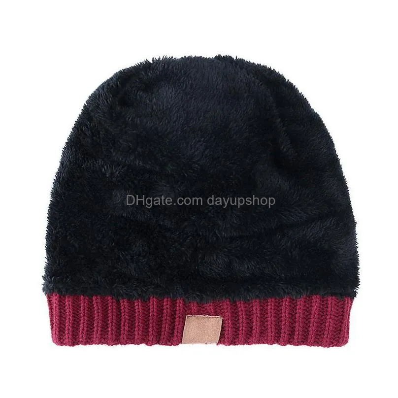 Designer Fall And Winter Wool Knitted Hat Outdoor Thickened Thermal Plover Hairball Christmas Drop Delivery Dhqde