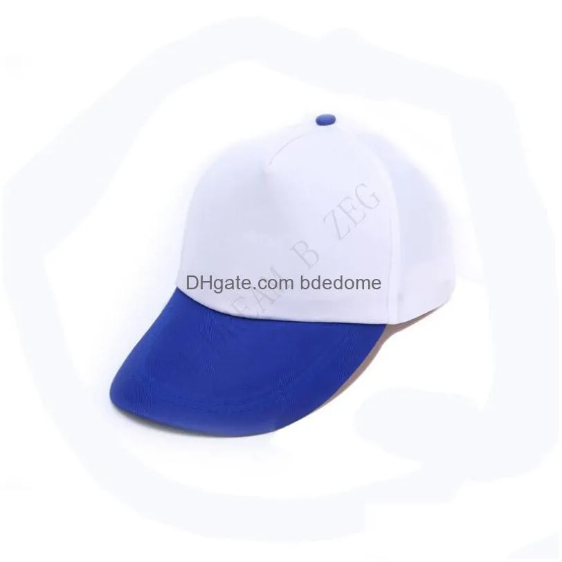 18 Colors Uni Plain Baseball Cap Ball Solid Blank Visor Adjustable Hats Sports Sun Golf Hat Acept Custom Made Drop Delivery Dh3Mt