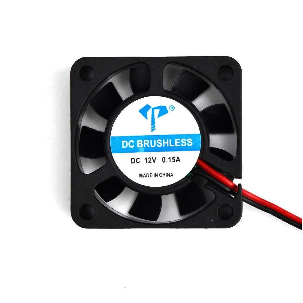 4010 5v 12v 24v cooling turbo fan brushless 3d printer parts 2pin for extruder dc cooler blower part black plastic fans