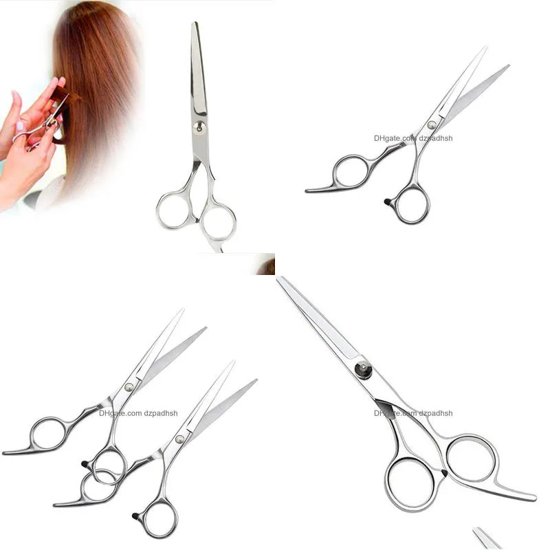 Professional Hair Cutting Scissors Stainless Steel Edge Hairdresser Shears For Stylish Haircut Perfect Barber Salon And Home Use Dro Dhyld