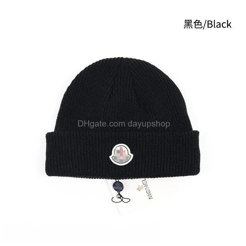 11 Colors Fashion Designer Simple Wool Hat Autumn And Winter Womens New Knitted Luxurious Bean Girl Boy Drop Delivery Dhp4E