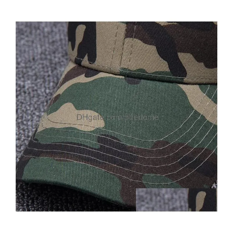 Hats Spring Summer Men Women Baseball Cap Camouflage Hat Snapback Bone High-Grade Cotton Sunsn Caps Drop Delivery Dhwqf