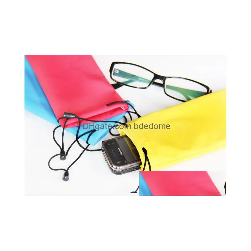 Special Glasses Bag Slight Waterproof Glass Cloth To Receive Sunglasses Mticolor Bags Drop Delivery Dha1W