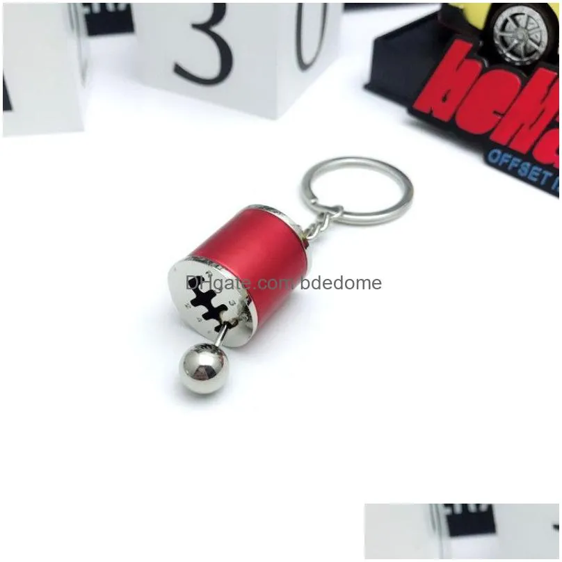 Manual Transmission Keychains Essential Zinc Alloy Fashion Accessories Metal Key Chain Car Gear Shifter Leverstick Drop Delivery Dhtad