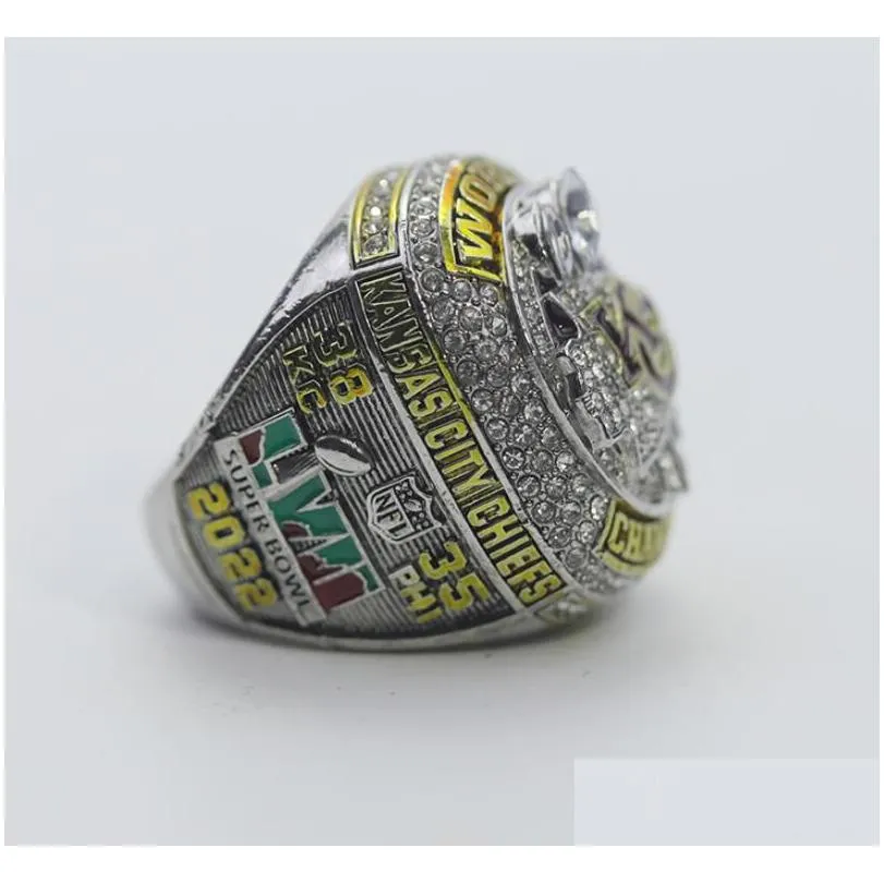 2022 2023  team champions championship ring with wooden display box souvenir men fan gift drop shipping