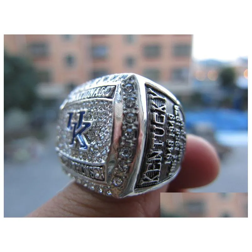 2012 university of kentucky wildcats national championship ring set souvenir fan men gift wholesale drop shipping