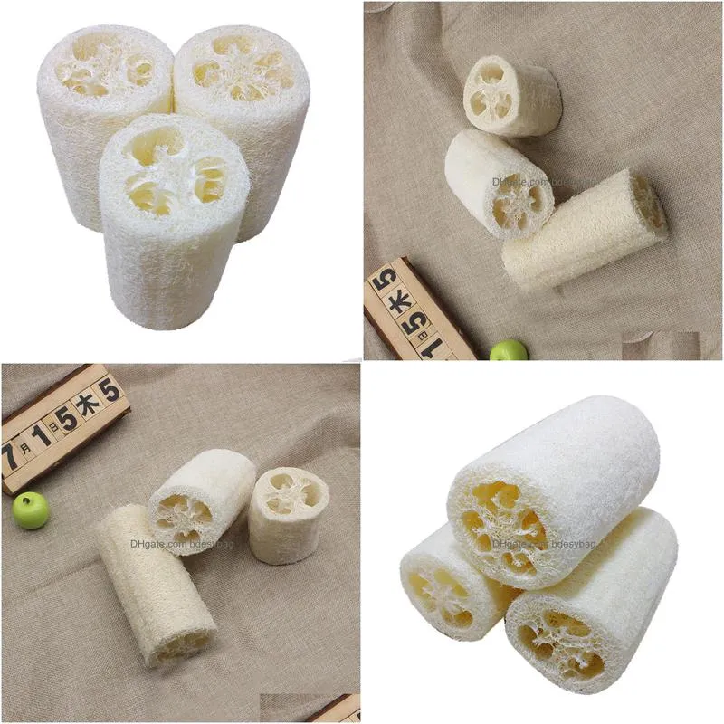 new natural loofah bath body shower sponge scrubber pad bathroom products tools household merchandises brushes