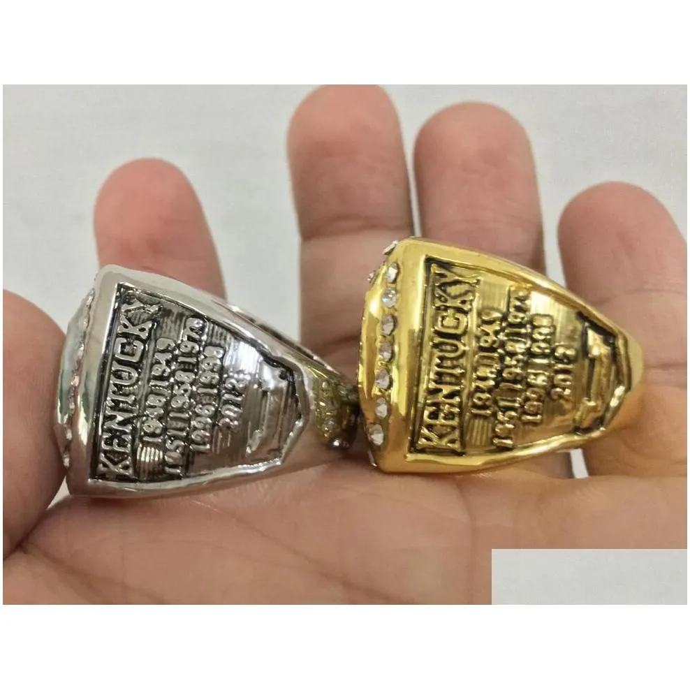 2012 university of kentucky wildcats national championship ring set souvenir fan men gift wholesale drop shipping