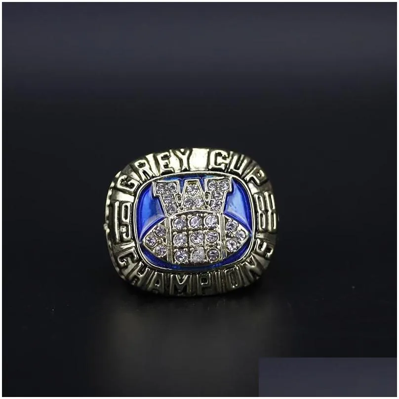 winnipeg blue 1962 1988 1984 1990 2019 bombers cfl grey cup team champions championship ring sport souvenir men fan gift 2020