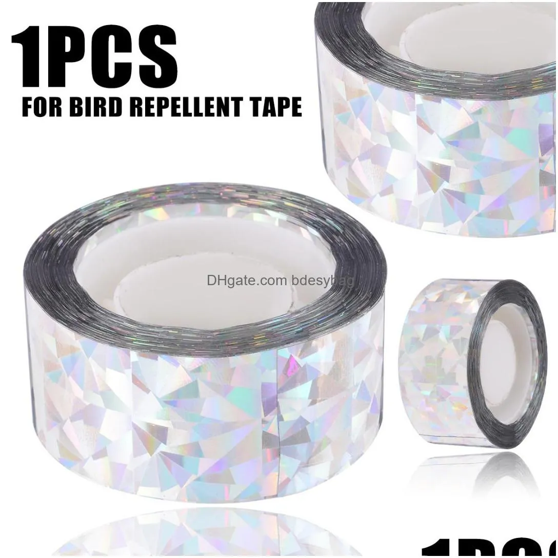 anti bird tape garden supplies 90m/45m scare tape audible repellent fox pigeons repeller ribbon for pest control