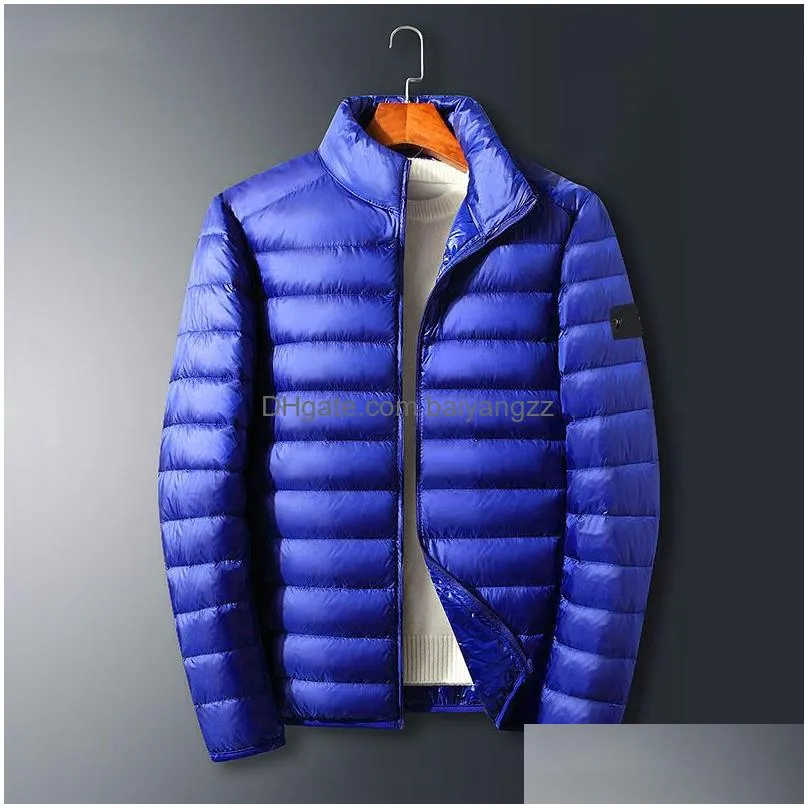 fashion down jacket parka mens stylist winter coat jacket outdoor tactical warm cardigan down coat mens pile thickened stone