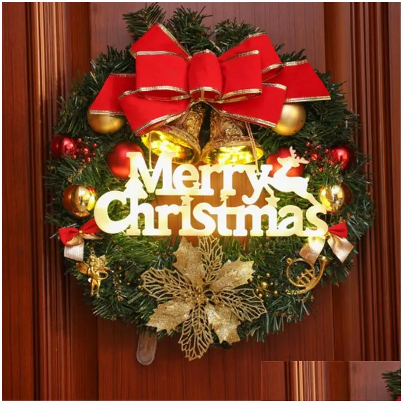 christmas decorations decoration 2022 year xmas merry led letter tag light string fairy garland home noel